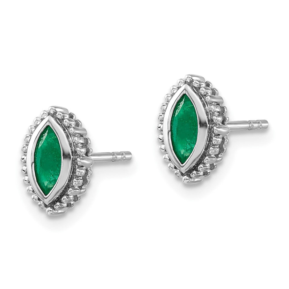 Marquise Gemstone Post Earrings