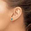 Marquise Gemstone Post Earrings