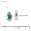 Marquise Gemstone Post Earrings