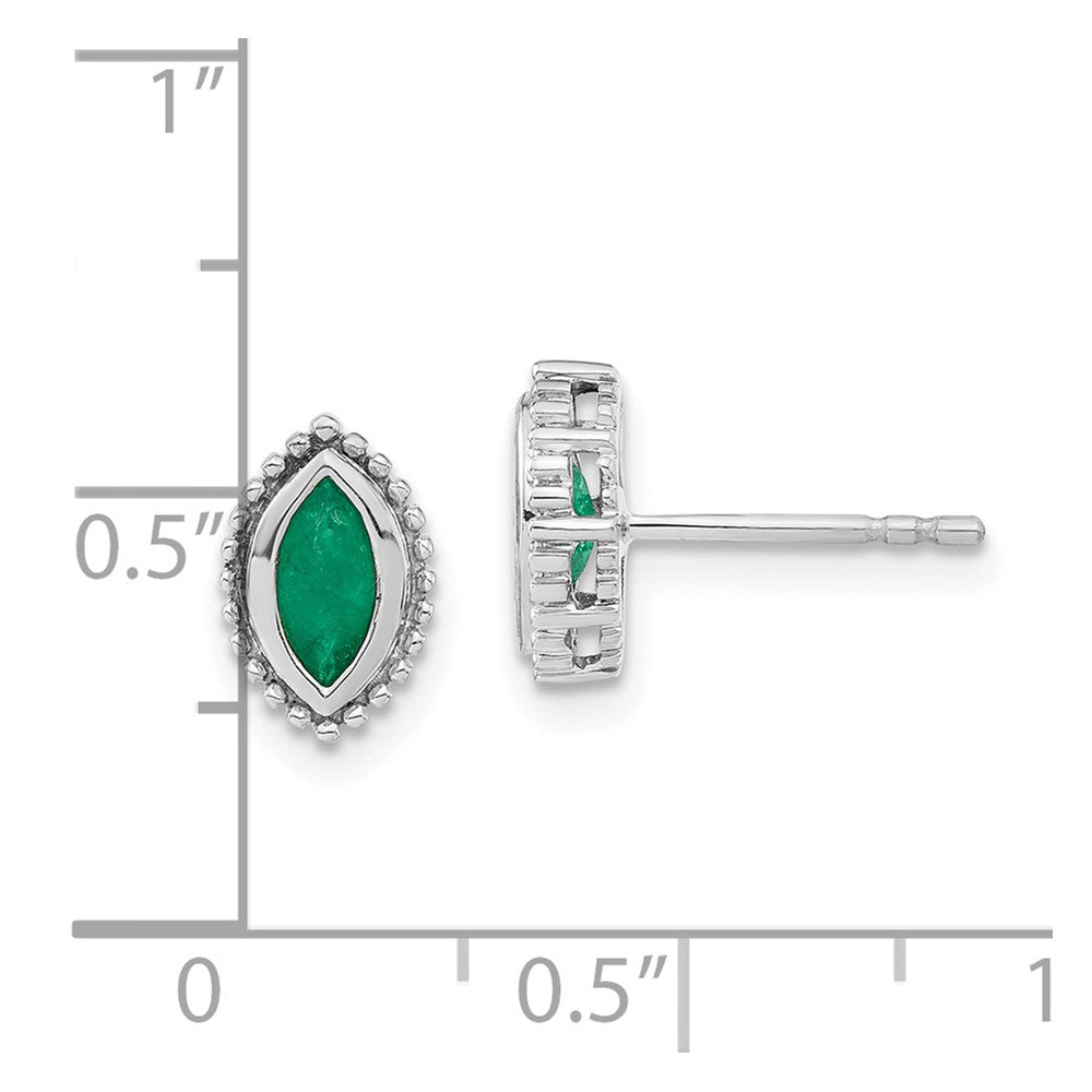 Marquise Gemstone Post Earrings