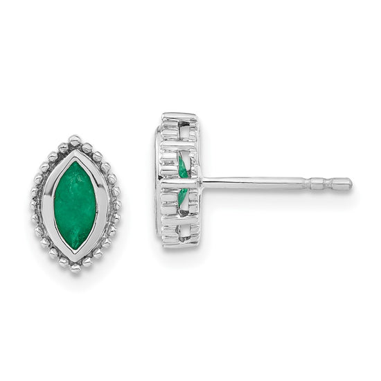 Marquise Gemstone Post Earrings