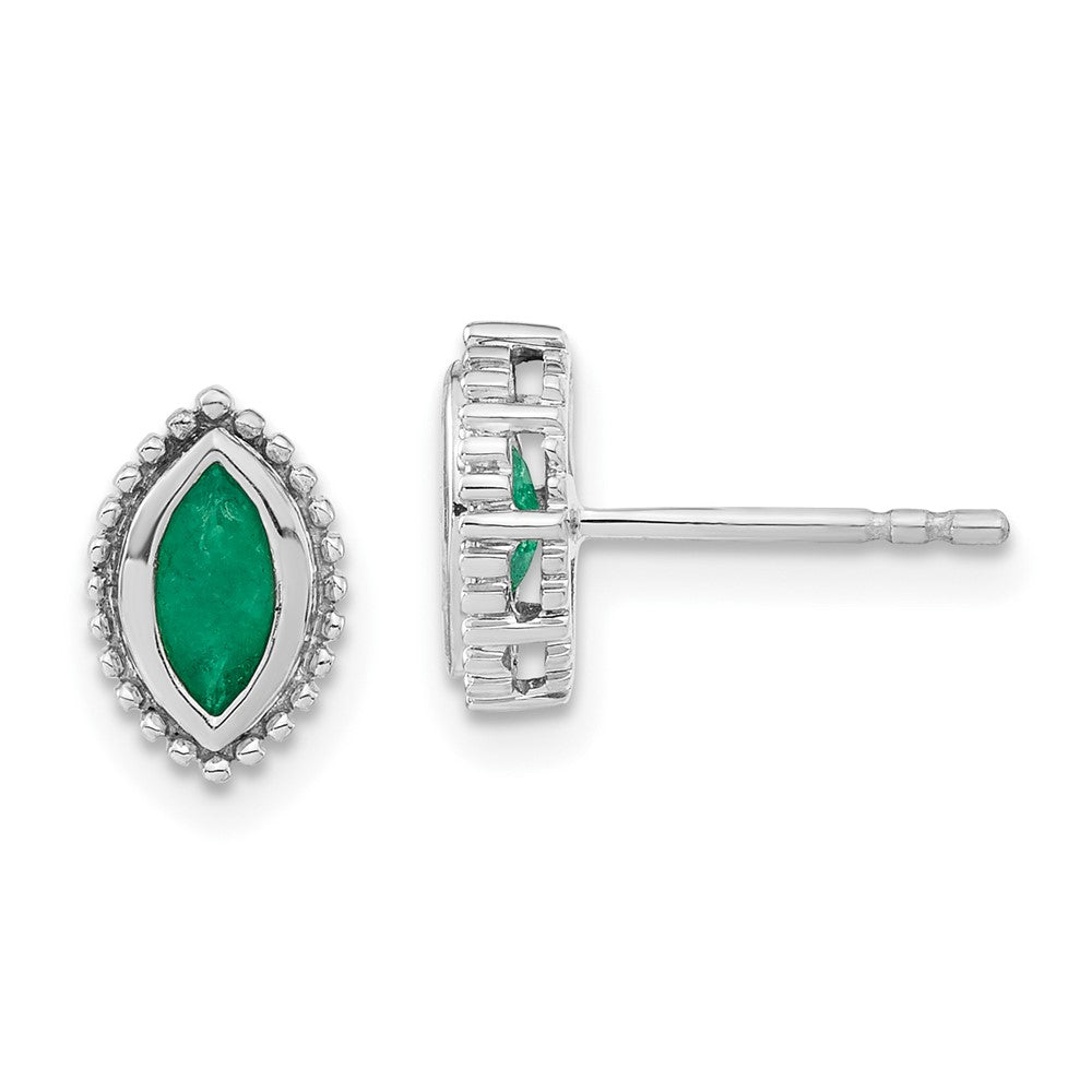 Marquise Gemstone Post Earrings