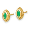 Marquise Gemstone Post Earrings