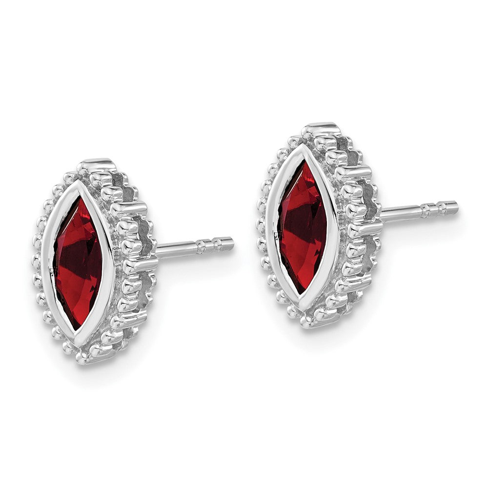 Marquise Gemstone Post Earrings