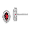 Marquise Gemstone Post Earrings