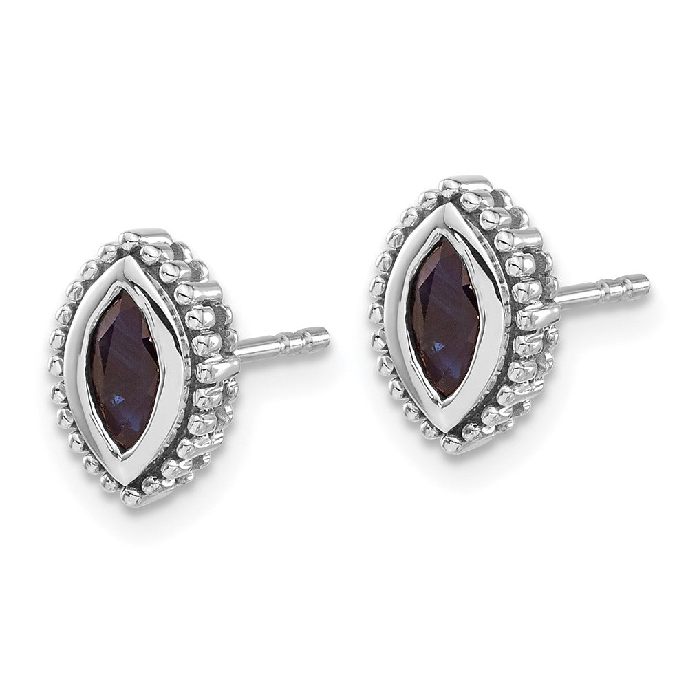 Marquise Gemstone Post Earrings