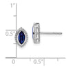 Marquise Gemstone Post Earrings