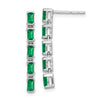 Gemstone 5-Stone Dangle Earrings