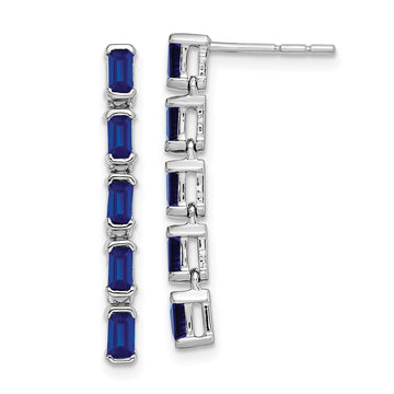 Gemstone 5-Stone Dangle Earrings