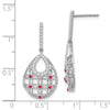 Gemstone & Diamond Dangle Earrings