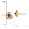 Diamond or Gemstone Post Earrings