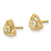 Diamond or Gemstone Post Earrings
