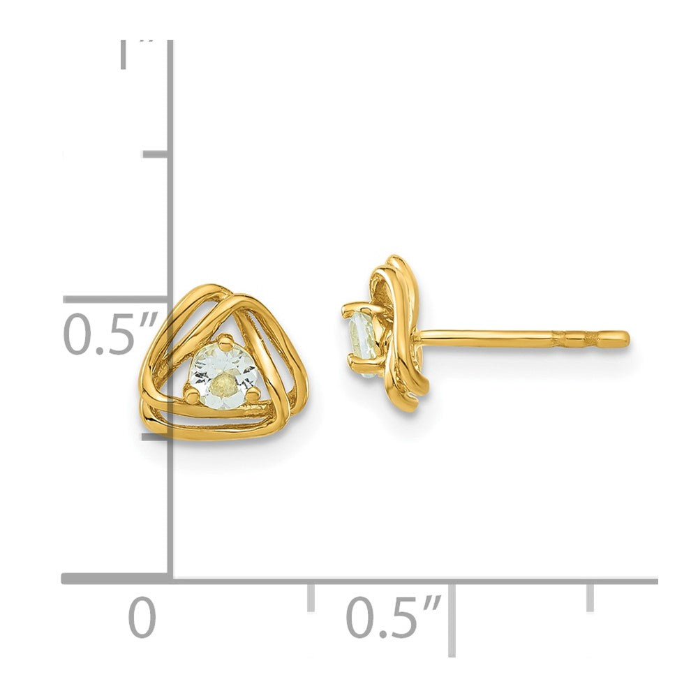 Diamond or Gemstone Post Earrings