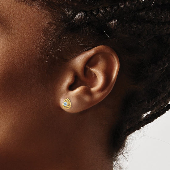 Diamond or Gemstone Post Earrings
