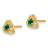 Diamond or Gemstone Post Earrings