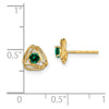 Diamond or Gemstone Post Earrings