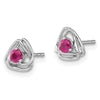 Diamond or Gemstone Post Earrings