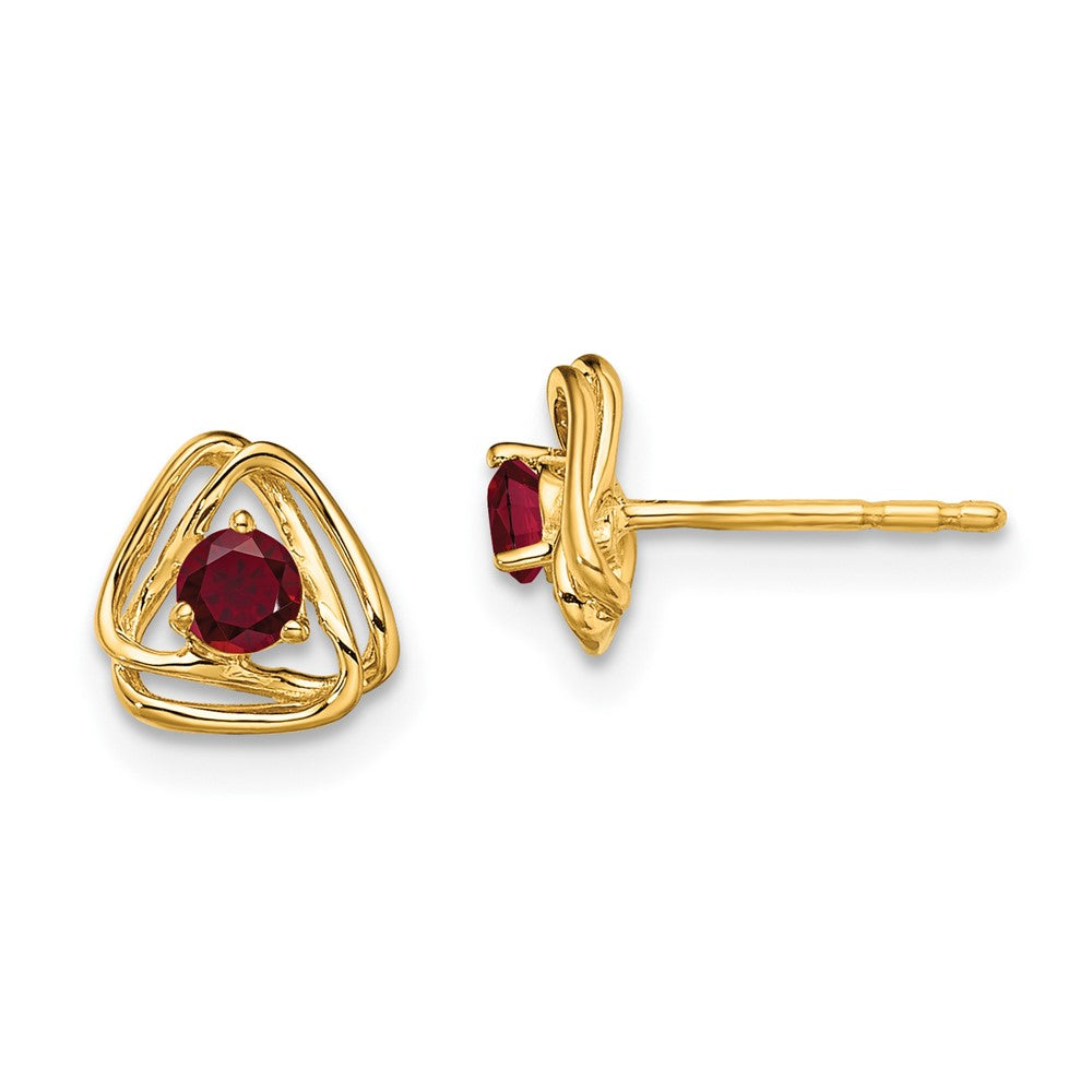 Diamond or Gemstone Post Earrings