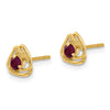 Diamond or Gemstone Post Earrings