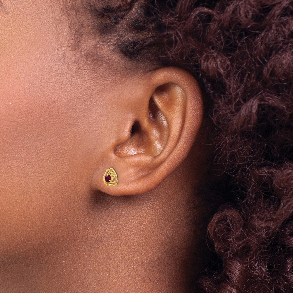 Diamond or Gemstone Post Earrings