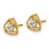 Diamond or Gemstone Post Earrings