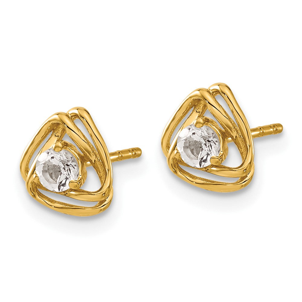 Diamond or Gemstone Post Earrings