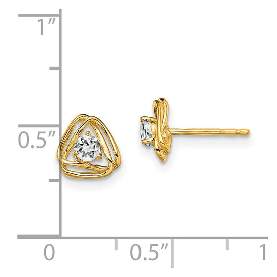 Diamond or Gemstone Post Earrings