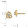 Diamond or Gemstone Post Earrings