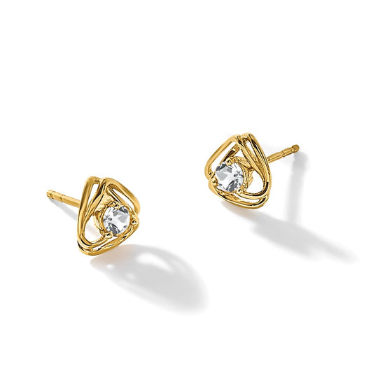 Diamond or Gemstone Post Earrings