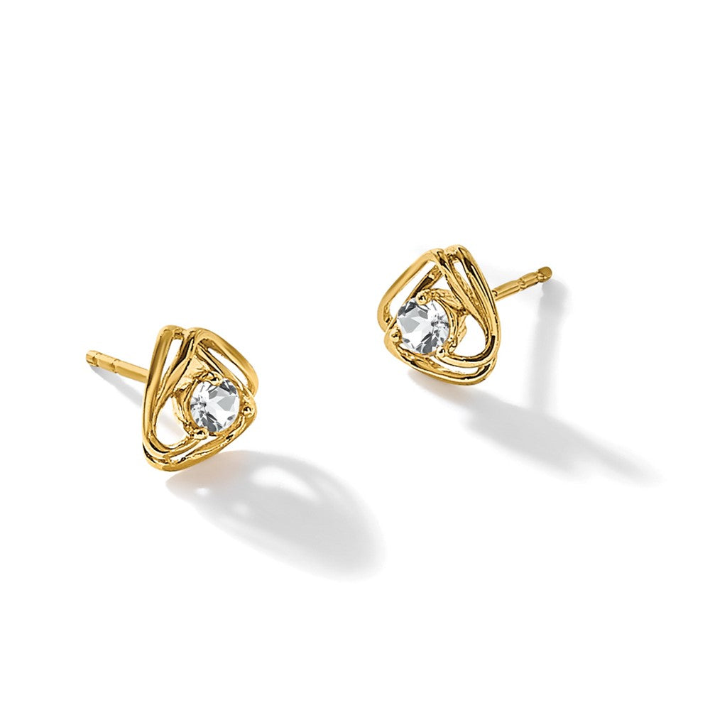 Diamond or Gemstone Post Earrings