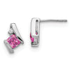 Cushion Gemstone & Diamond Earrings