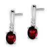Gemstone & Diamond Dangle Earrings