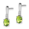 Gemstone & Diamond Dangle Earrings