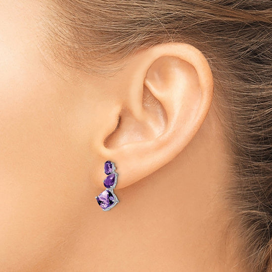 Gemstone Dangle Earrings