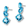 Gemstone Dangle Earrings
