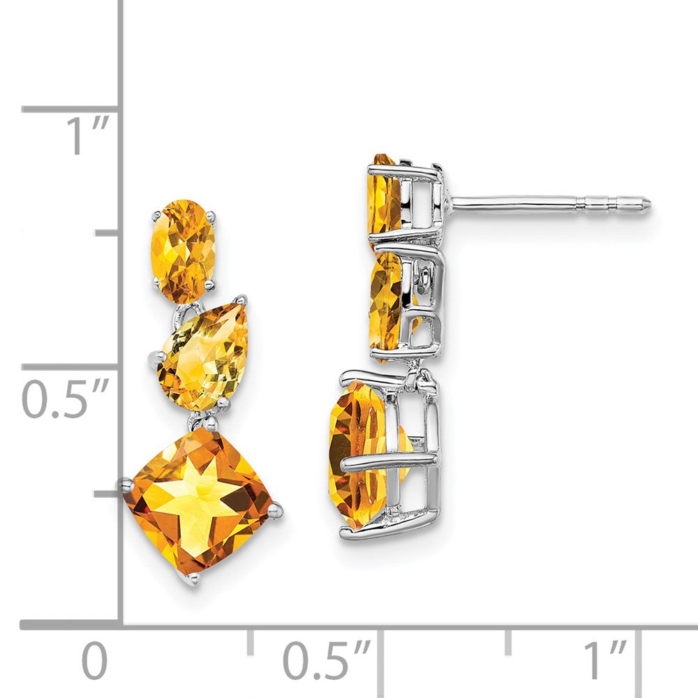 Gemstone Dangle Earrings