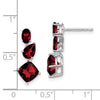 Gemstone Dangle Earrings