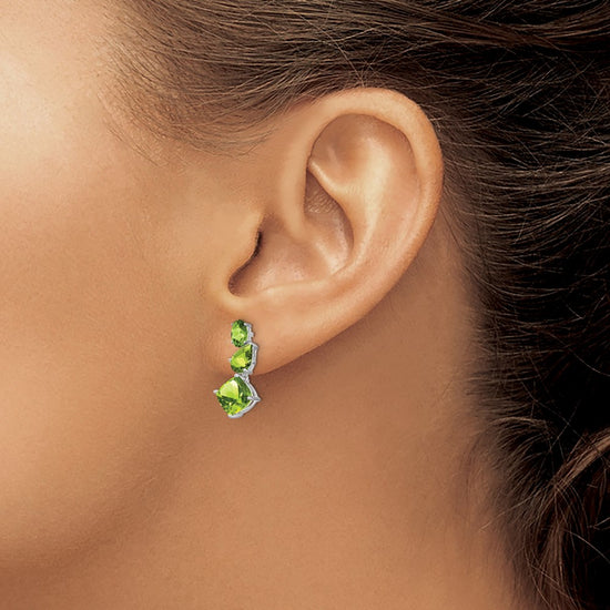 Gemstone Dangle Earrings