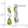 Gemstone & Opal Dangle Earrings