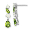 Gemstone & Opal Dangle Earrings