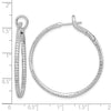Diamond In & Out Hoop Earrings