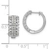 Diamond Hinged Hoop Earrings