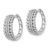 Diamond Hinged Hoop Earrings