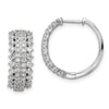 Diamond Hinged Hoop Earrings