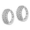 Diamond Hinged Hoop Earrings