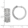 Diamond Hinged Hoop Earrings