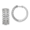 Diamond Hinged Hoop Earrings