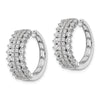 Diamond Hinged Hoop Earrings