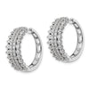 Diamond Hinged Hoop Earrings