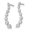 Gold Diamond Post Earrings